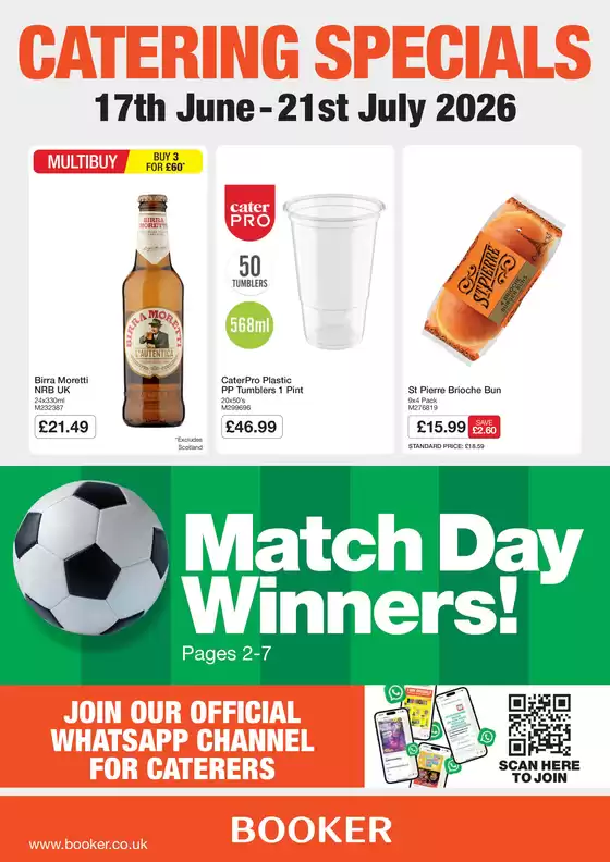 Booker Wholesale catalogue | Match Day Winners! | 2026-06-22T00:00:00.000Z - 2026-07-21T00:00:00.000Z