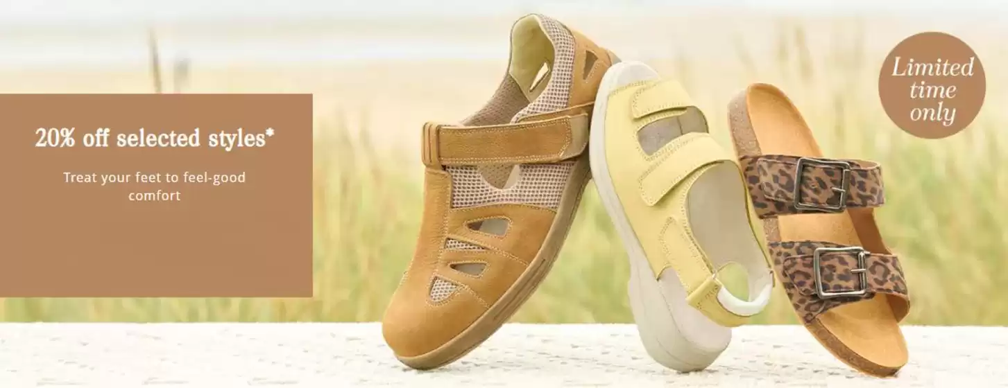 Cosyfeet catalogue | 20% Off Selected Styles** | 2026-06-23T00:00:00.000Z - 2026-07-03T00:00:00.000Z