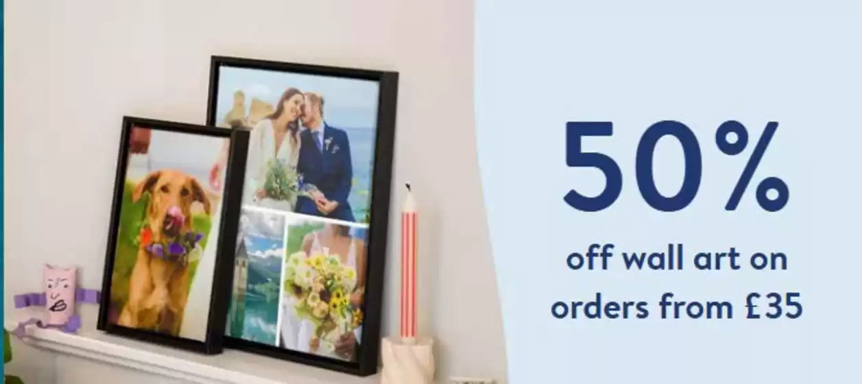 Photobox catalogue in Ely | 50% Off Wall Art On Orders From £35 | 2026-06-24T00:00:00.000Z - 2026-06-30T00:00:00.000Z