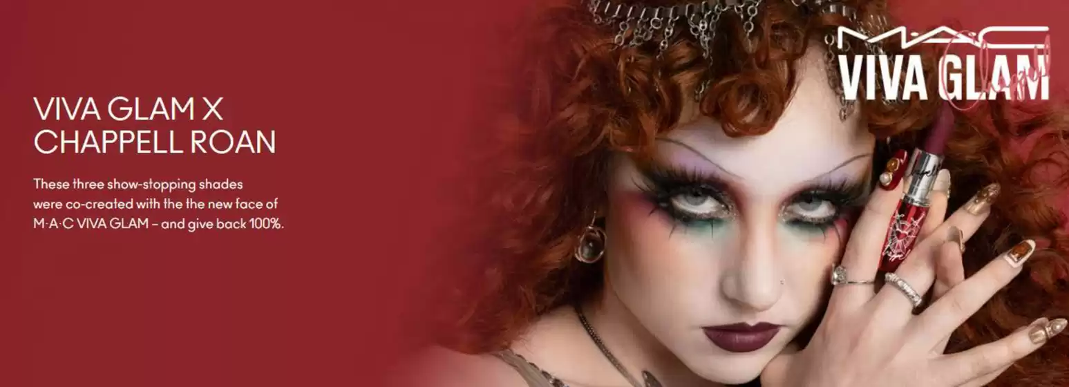MAC Cosmetics catalogue | Viva Glam X Chappell Roan | 2026-06-24T00:00:00.000Z - 2026-07-15T00:00:00.000Z