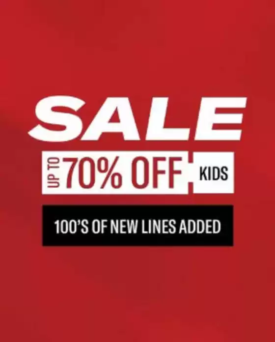 Sports Direct catalogue | Sale Up To 70% Off Kids  | 2026-06-29T00:00:00.000Z - 2026-07-16T00:00:00.000Z