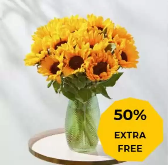 Flying Flowers catalogue in Tonbridge | 50% Extra Free * | 2026-07-01T00:00:00.000Z - 2026-07-25T00:00:00.000Z
