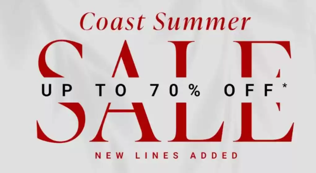 Coast catalogue in Eastbourne | Coast Summer Sale Up To 70% Off  | 2026-07-01T00:00:00.000Z - 2026-07-28T00:00:00.000Z