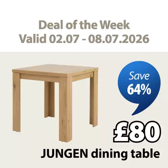 JYSK catalogue | Top deals and discounts | 2026-07-02T00:00:00.000Z - 2026-07-08T00:00:00.000Z