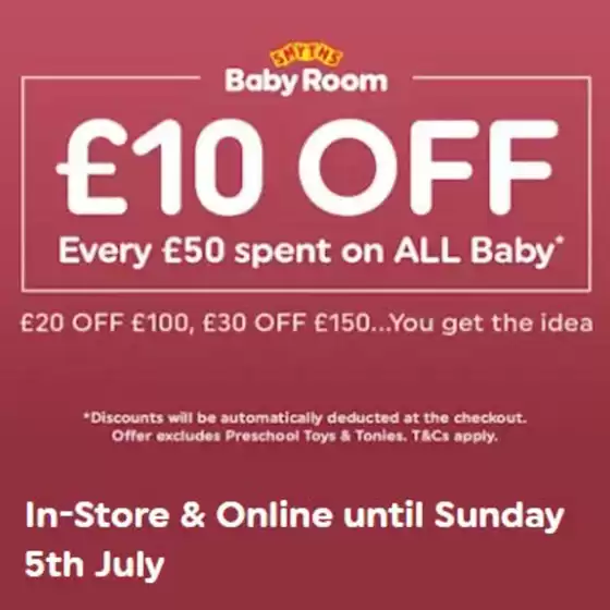 Smyths Toys catalogue | £10 Off | 2026-07-03T00:00:00.000Z - 2026-07-05T00:00:00.000Z