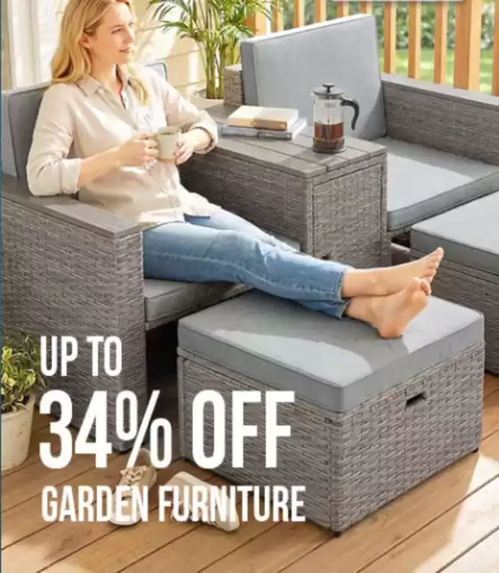 TJ Hughes catalogue | Up To 34% Off Garden Furniture* | 2026-07-08T00:00:00.000Z - 2026-07-31T00:00:00.000Z