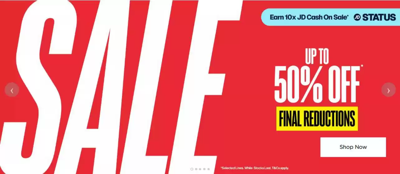 JD Sports catalogue | Sale Up To 50% Off Final Reductions | 2026-07-10T00:00:00.000Z - 2026-07-25T00:00:00.000Z