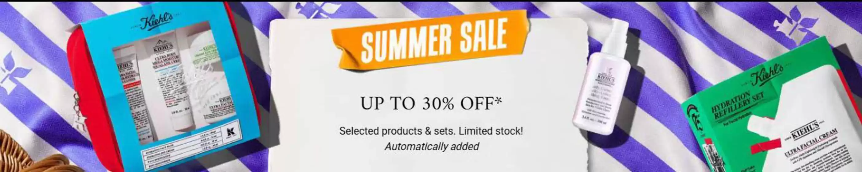 Kiehl's catalogue in Kingston upon Thames | Up To 30% Off *  | 2026-07-22T00:00:00.000Z - 2026-07-30T00:00:00.000Z