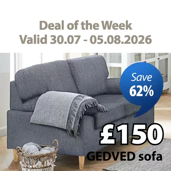 JYSK catalogue in Sidcup | Our best offers for you | 2026-07-30T00:00:00.000Z - 2026-08-05T00:00:00.000Z