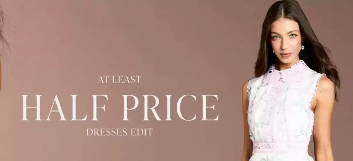 Coast catalogue | At Least Half Price Dresses Edit | 2026-07-30T00:00:00.000Z - 2026-08-11T00:00:00.000Z