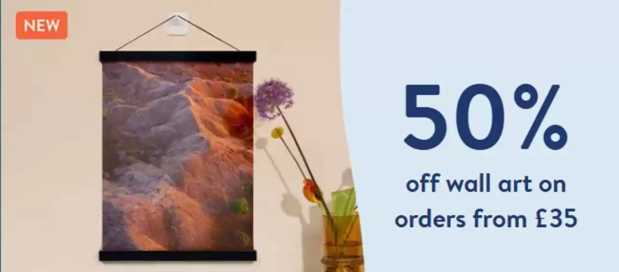 Photobox catalogue | 50% Off Wall Art On Orders From £35* | 2026-07-31T00:00:00.000Z - 2026-08-05T00:00:00.000Z