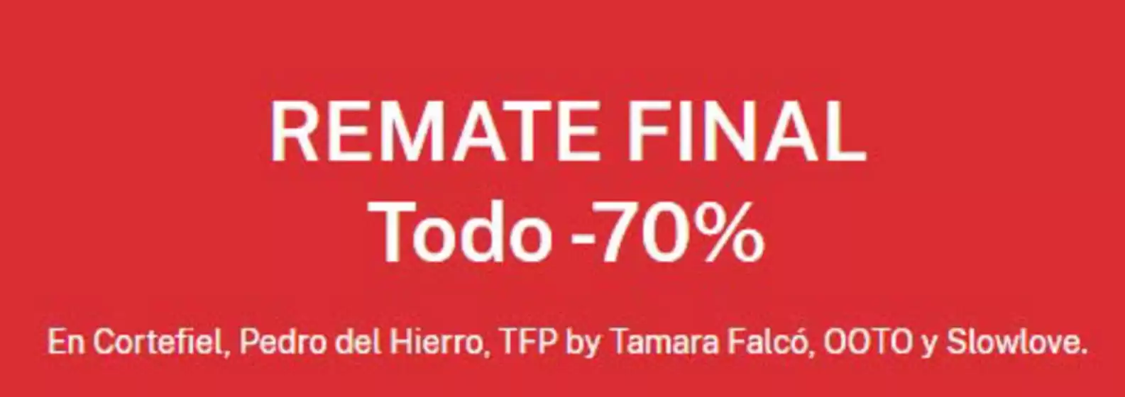 Cortefiel catalogue in Widnes | Remate Final Todo -70% | 2026-08-06T00:00:00.000Z - 2026-08-17T00:00:00.000Z