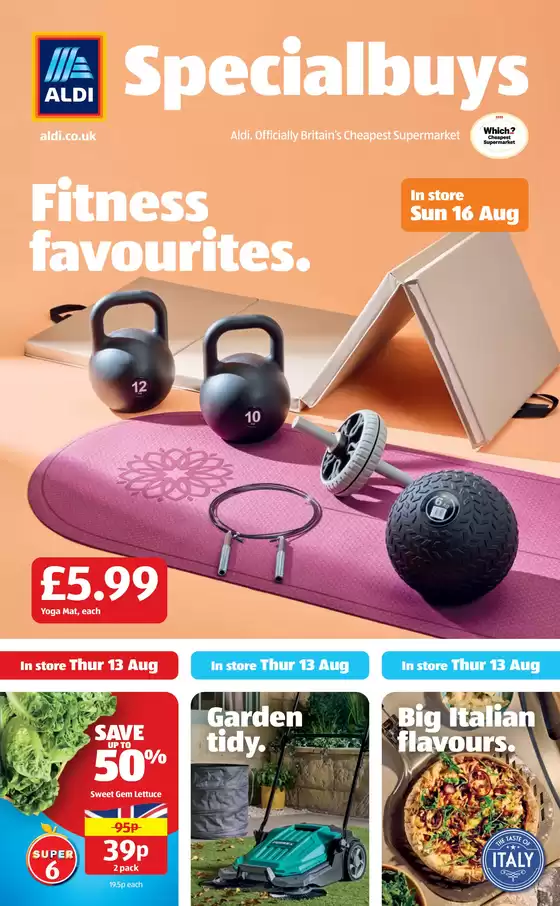 Aldi catalogue | Top offers for all bargain hunters | 2026-08-13T00:00:00.000Z - 2026-08-16T00:00:00.000Z