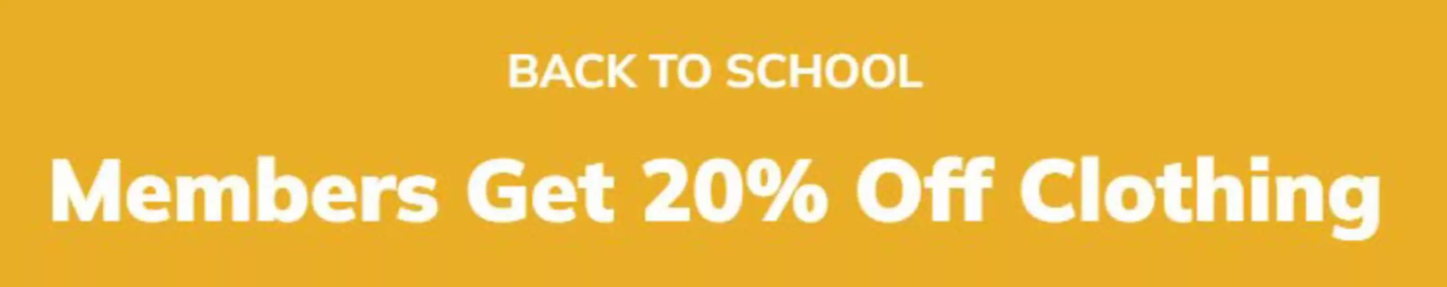 Skechers catalogue | Members Get 20% Off Clothing | 2026-08-10T00:00:00.000Z - 2026-08-15T00:00:00.000Z