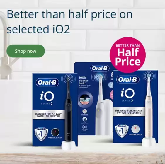Lloyds Pharmacy catalogue in Trowbridge | Better Than Half Price On Selected iO2 | 2026-08-14T00:00:00.000Z - 2026-08-31T00:00:00.000Z