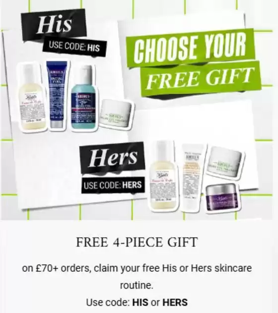 Kiehl's catalogue | Cosse Your Free Gift | 2026-08-17T00:00:00.000Z - 2026-08-24T00:00:00.000Z