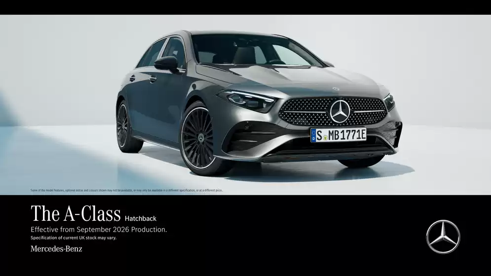 Mercedes-Benz catalogue in Sutton Bridge | The A-Class | 2026-08-18T00:00:00.000Z - 2026-09-30T00:00:00.000Z