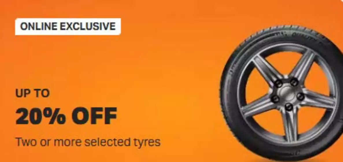 Halfords catalogue | Online Exclusive 20% Off | 2026-08-19T00:00:00.000Z - 2026-09-13T00:00:00.000Z