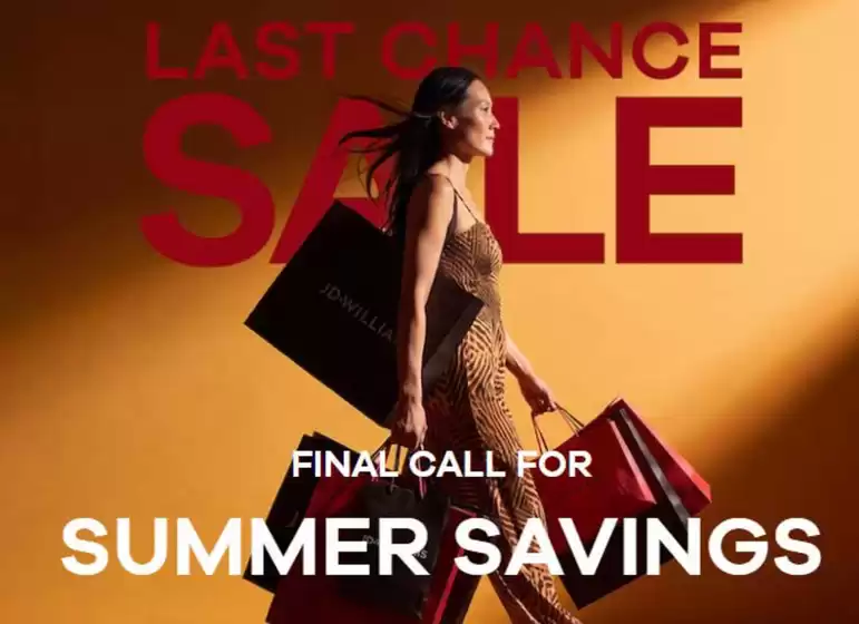 JD Williams catalogue in Boston | Final Call Summer Savings  | 2026-08-25T00:00:00.000Z - 2026-09-02T00:00:00.000Z