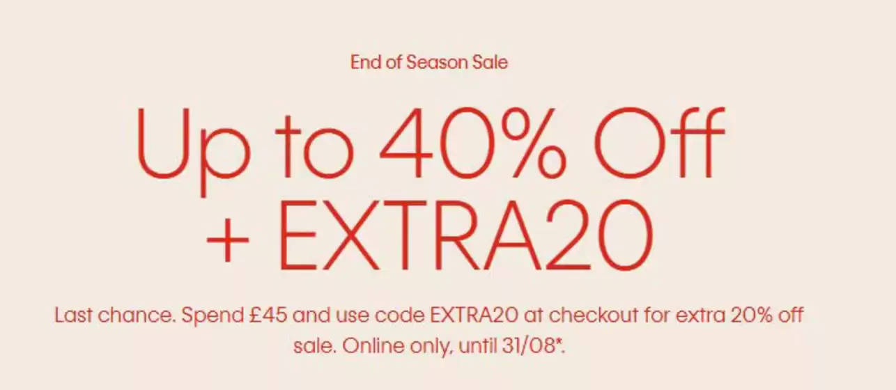 Calvin Klein catalogue | Up To 40% Off + Extra 20 | 2026-08-25T00:00:00.000Z - 2026-08-31T00:00:00.000Z