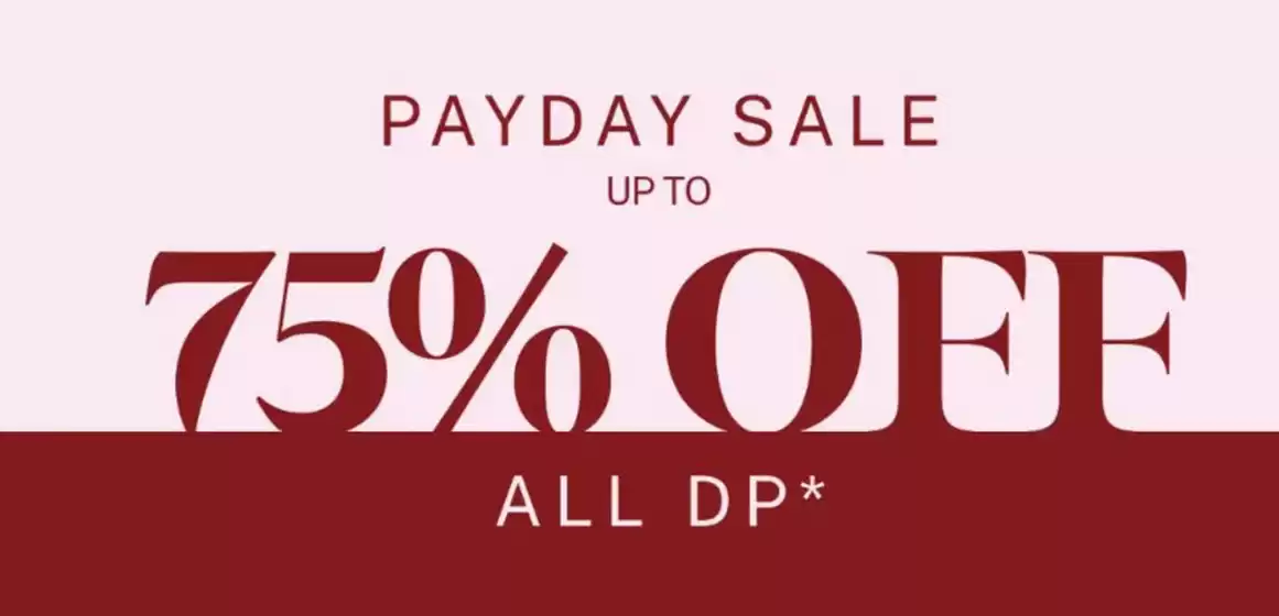Dorothy Perkins catalogue | Pay Day Sale Up To 75% Off All DP | 2026-08-25T00:00:00.000Z - 2026-09-03T00:00:00.000Z
