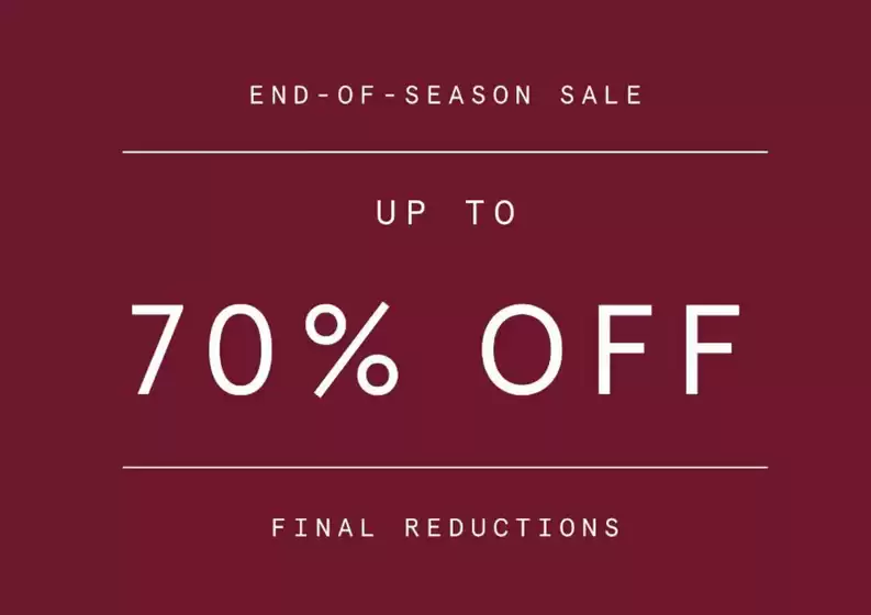 Moss Bros catalogue | End - Of - Season Save Up To 70% Off | 2026-08-25T00:00:00.000Z - 2026-09-14T00:00:00.000Z