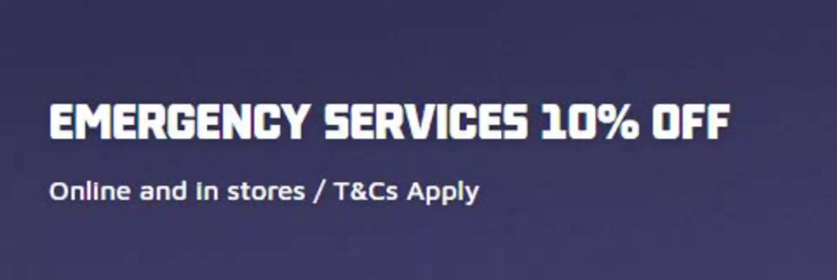 Foot Locker catalogue | Emergency Services 10% Off | 2026-08-25T00:00:00.000Z - 2026-09-02T00:00:00.000Z