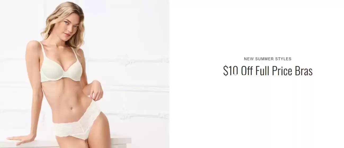 La Senza catalogue | $10 Off Full Prices Bars | 2026-08-26T00:00:00.000Z - 2026-09-21T00:00:00.000Z