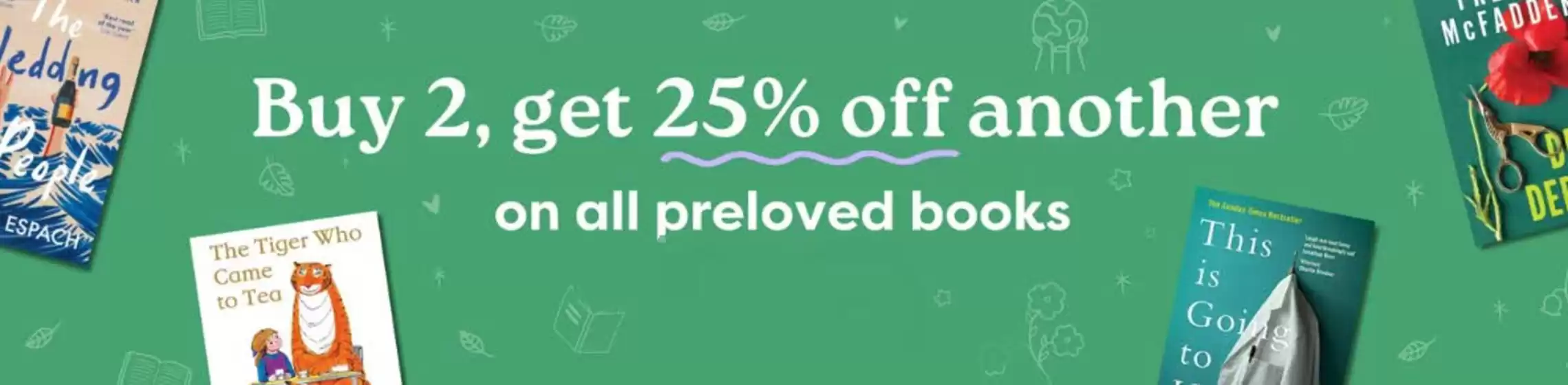 World Of Books catalogue | Buy 2 Get 25% Off Another | 2026-08-28T00:00:00.000Z - 2026-09-16T00:00:00.000Z