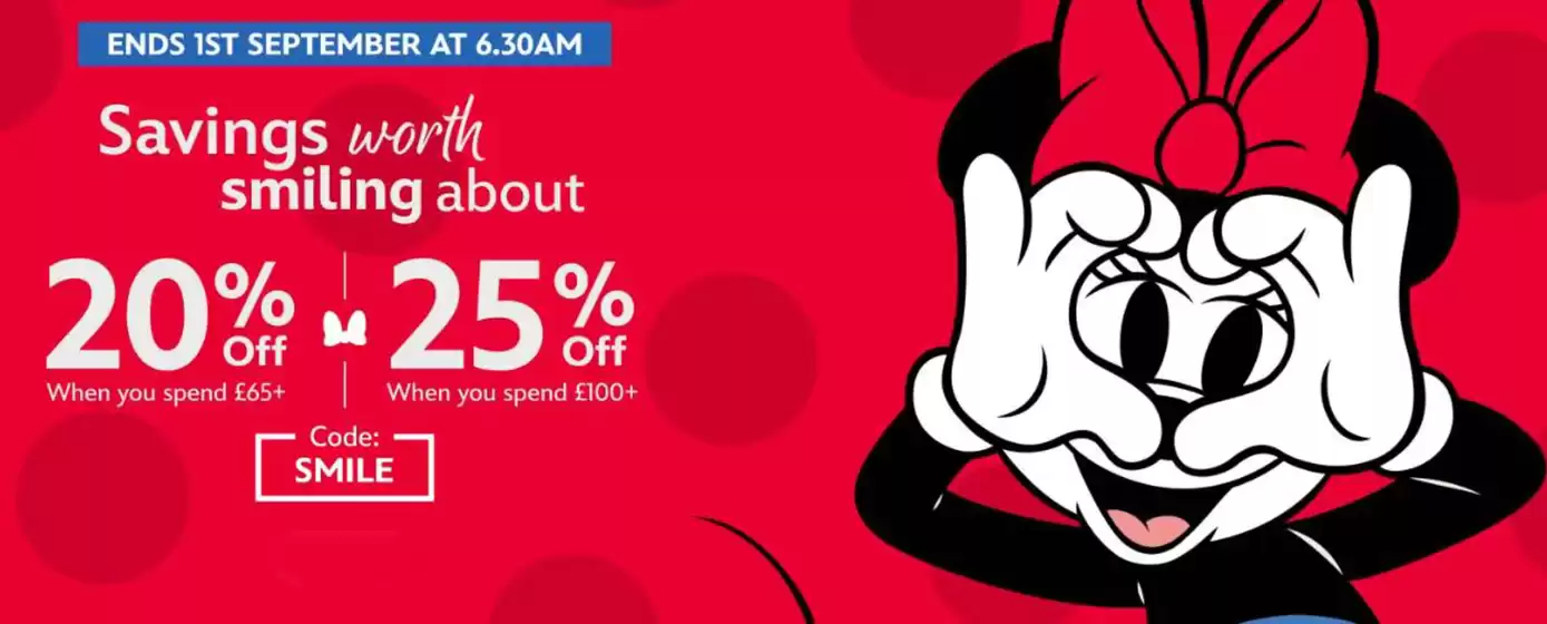 Disney Store catalogue | Savings Worth Smiling About | 2026-08-28T00:00:00.000Z - 2026-09-01T00:00:00.000Z