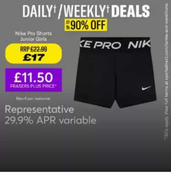 Sports Direct catalogue | Daily / Weekly Deals / | 2026-09-01T00:00:00.000Z - 2026-09-18T00:00:00.000Z