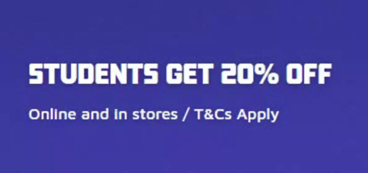 Foot Locker catalogue in Quorndon | Students Get 20% Off | 2026-09-03T00:00:00.000Z - 2026-09-23T00:00:00.000Z