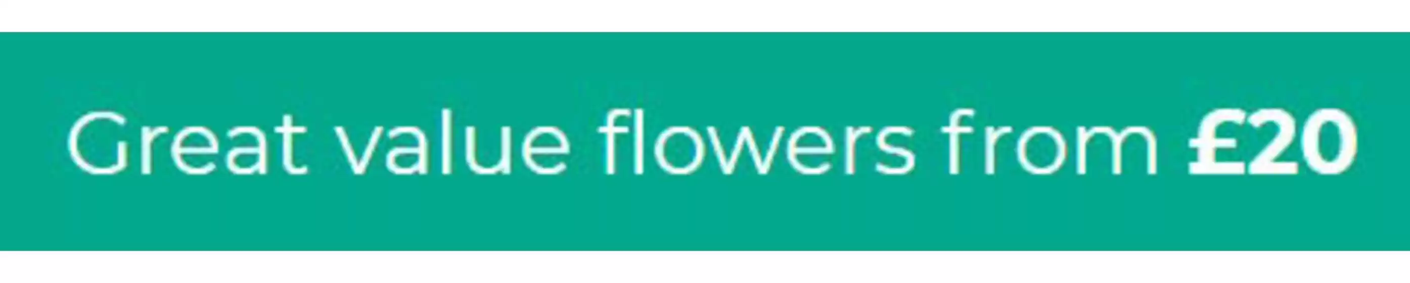 Flying Flowers catalogue | Great Value Flowers From £20 | 2026-09-09T00:00:00.000Z - 2026-09-22T00:00:00.000Z