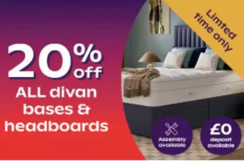 Bensons for Beds catalogue in Peterborough | 20% Off !! | 2026-09-10T00:00:00.000Z - 2026-09-21T00:00:00.000Z