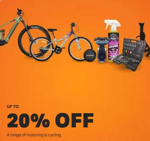Halfords catalogue in Helsby | Up To 20% Off! | 2026-09-14T00:00:00.000Z - 2026-09-29T00:00:00.000Z