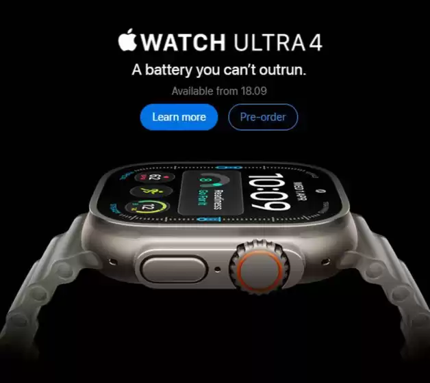 Apple catalogue in Sutton Coldfield | Watch Ultra4 | 2026-09-16T00:00:00.000Z - 2026-09-18T00:00:00.000Z