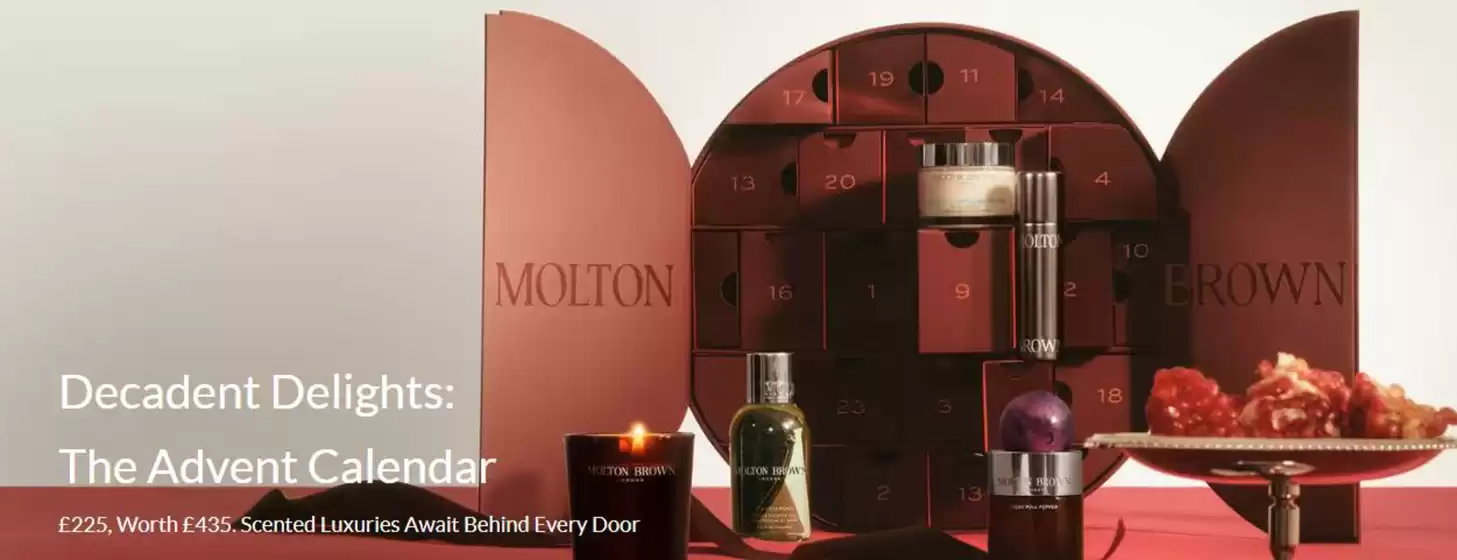Molton Brown catalogue in Long Ashton | Decadent Delights The Sdvent Calndar | 2026-09-16T00:00:00.000Z - 2026-10-10T00:00:00.000Z