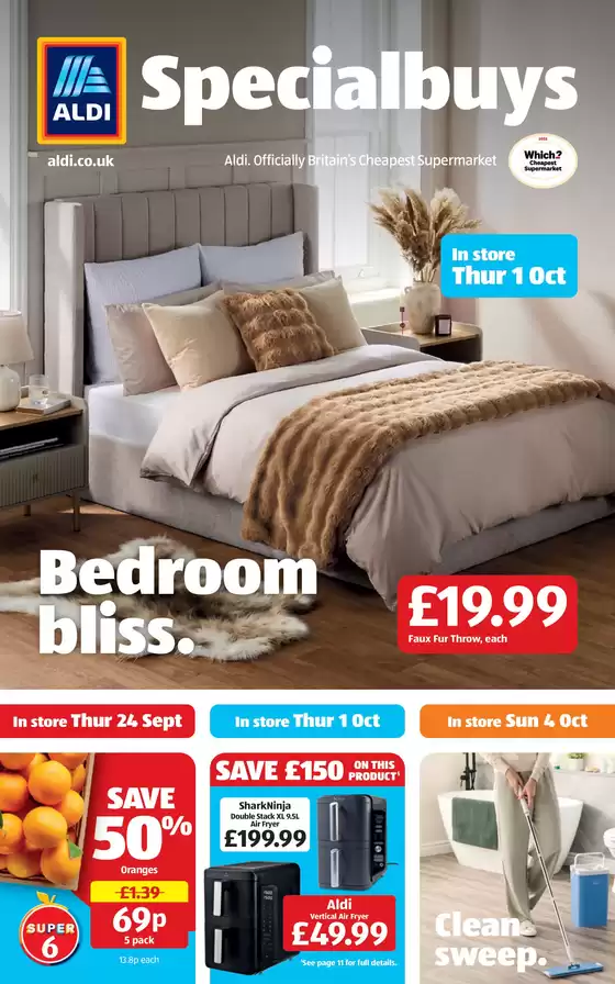 Aldi catalogue in Abergavenny | Current bargains and offers | 2026-09-24T00:00:00.000Z - 2026-10-04T00:00:00.000Z