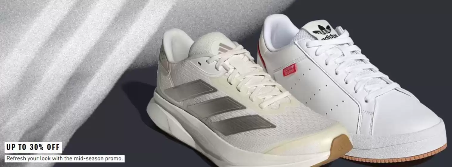 Adidas catalogue in Blean | Up To 30% Off! | 2026-09-25T00:00:00.000Z - 2026-10-13T00:00:00.000Z