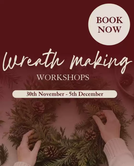 Hillier Garden Centres catalogue in Newport-on-Tay | Wreath Making | 2026-11-10T00:00:00.000Z - 2026-12-05T00:00:00.000Z