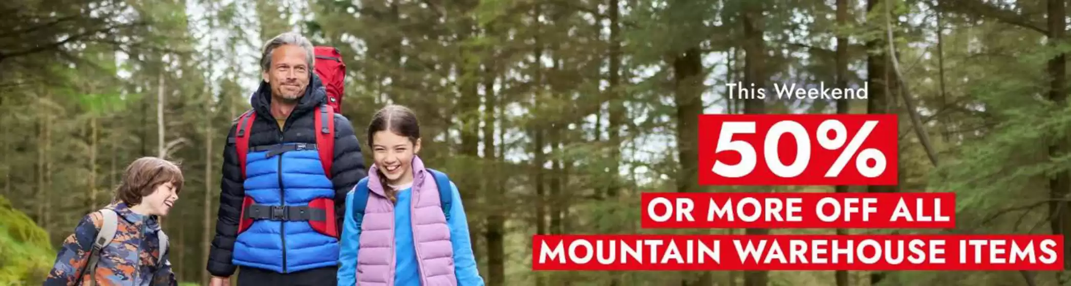Mountain Warehouse catalogue in Peterlee | 50% Or More Off All Mountain Werehouse Items | 2026-10-01T00:00:00.000Z - 2026-10-18T00:00:00.000Z