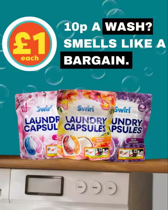 Poundland catalogue | 10p A Wash? Smells Like A Bargain | 2026-10-03T00:00:00.000Z - 2026-10-19T00:00:00.000Z
