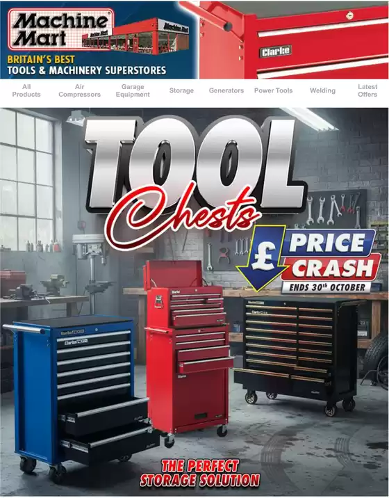 Machine Mart catalogue | Tool Chests!!! | 2026-10-05T00:00:00.000Z - 2026-10-30T00:00:00.000Z