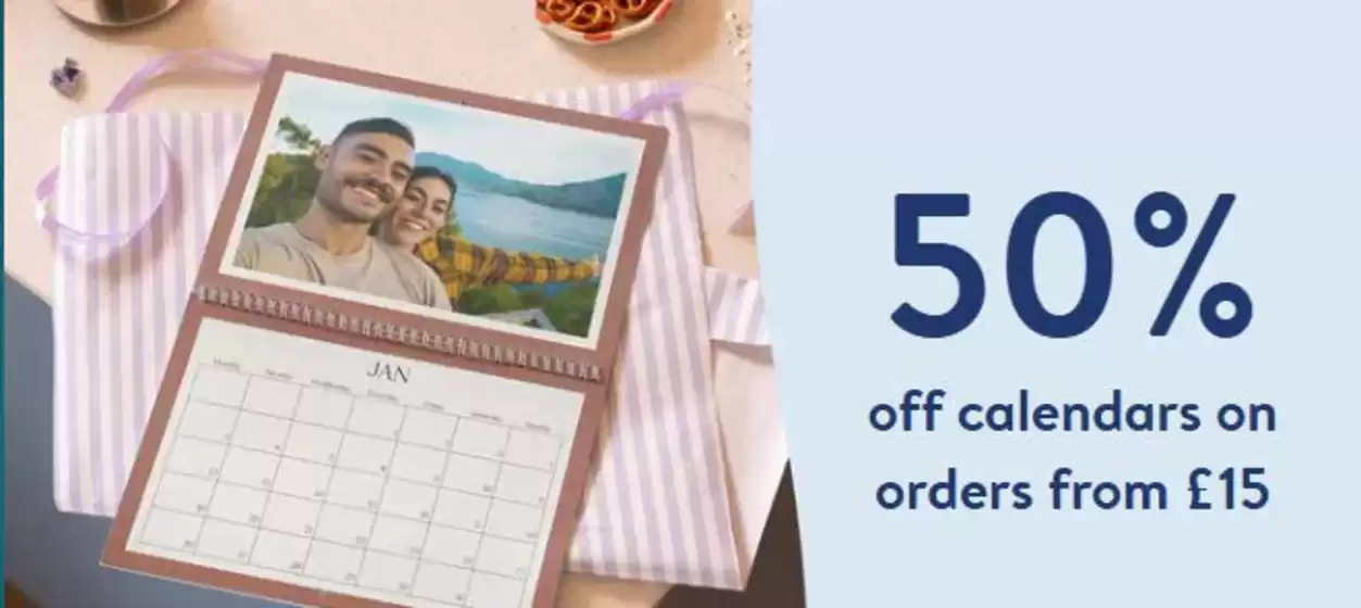 Photobox catalogue | 50% Off Calendars On Orders From £15 | 2026-10-05T00:00:00.000Z - 2026-10-06T00:00:00.000Z