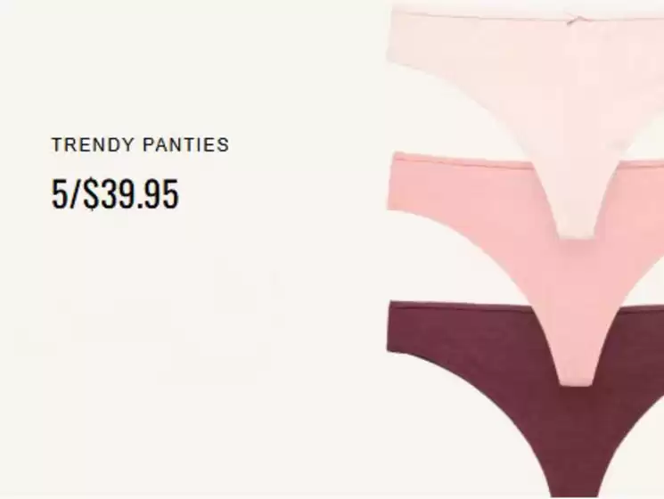 La Senza catalogue | Trendy Panties! | 2026-10-07T00:00:00.000Z - 2026-10-31T00:00:00.000Z