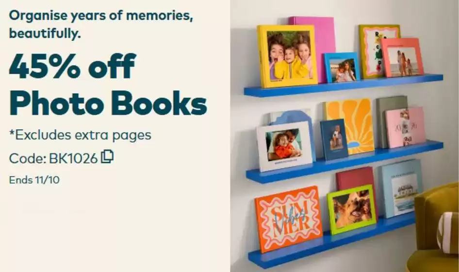 Snapfish catalogue | 45% Off Photo Books! | 2026-10-08T00:00:00.000Z - 2026-10-11T00:00:00.000Z