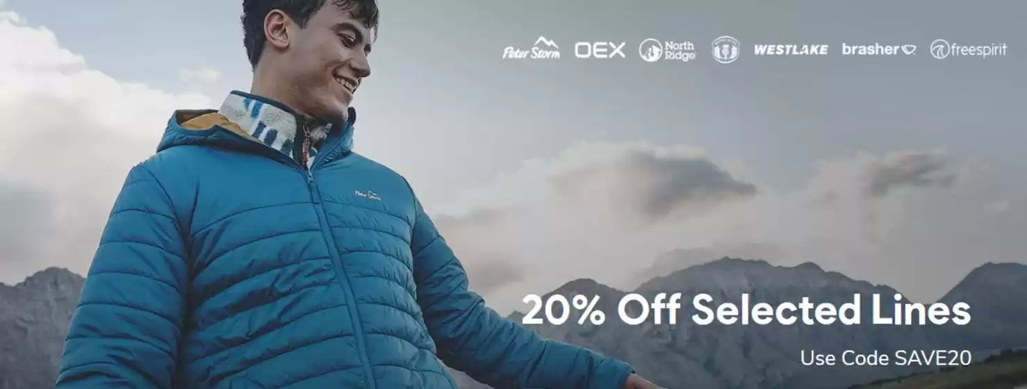 Millets catalogue | 20% Off Selected Lines | 2026-10-08T00:00:00.000Z - 2026-10-23T00:00:00.000Z