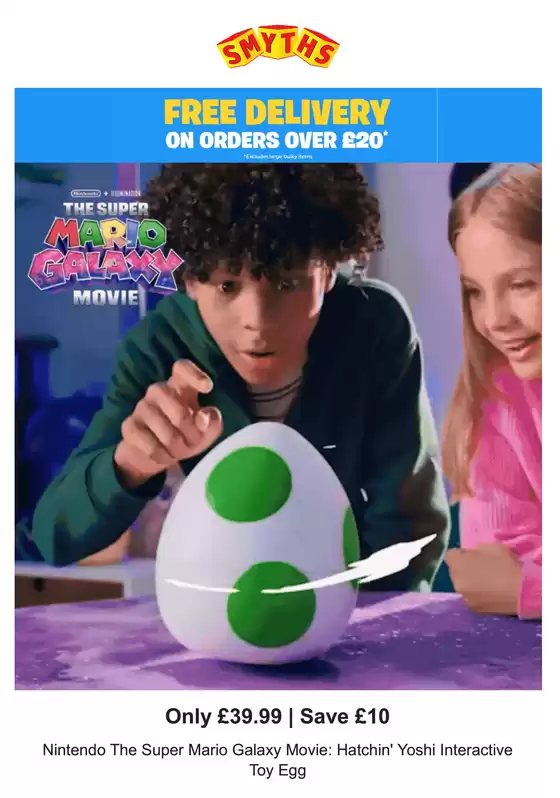 Smyths Toys catalogue | The Super Mario Glaxy  | 2026-10-12T00:00:00.000Z - 2026-10-27T00:00:00.000Z