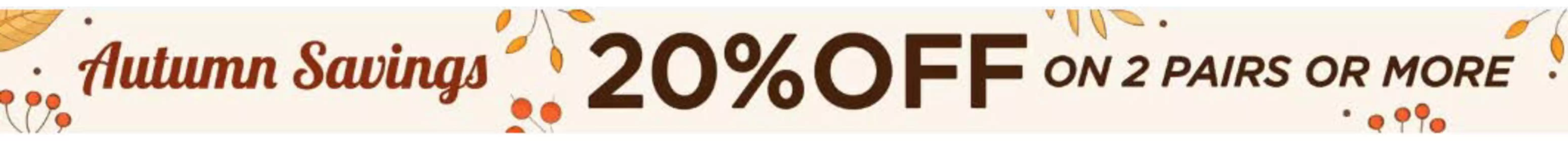 Skechers catalogue | Autumn Savings 20% Off | 2026-10-16T00:00:00.000Z - 2026-11-01T00:00:00.000Z