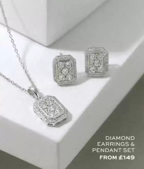H. Samuel catalogue in Ashtead | DIAMOND EARRINGS & PANDANT SET | 2026-10-16T00:00:00.000Z - 2026-11-06T00:00:00.000Z